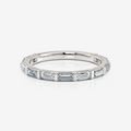 Baguette Eternity Band | Lab Diamond Wedding Rings