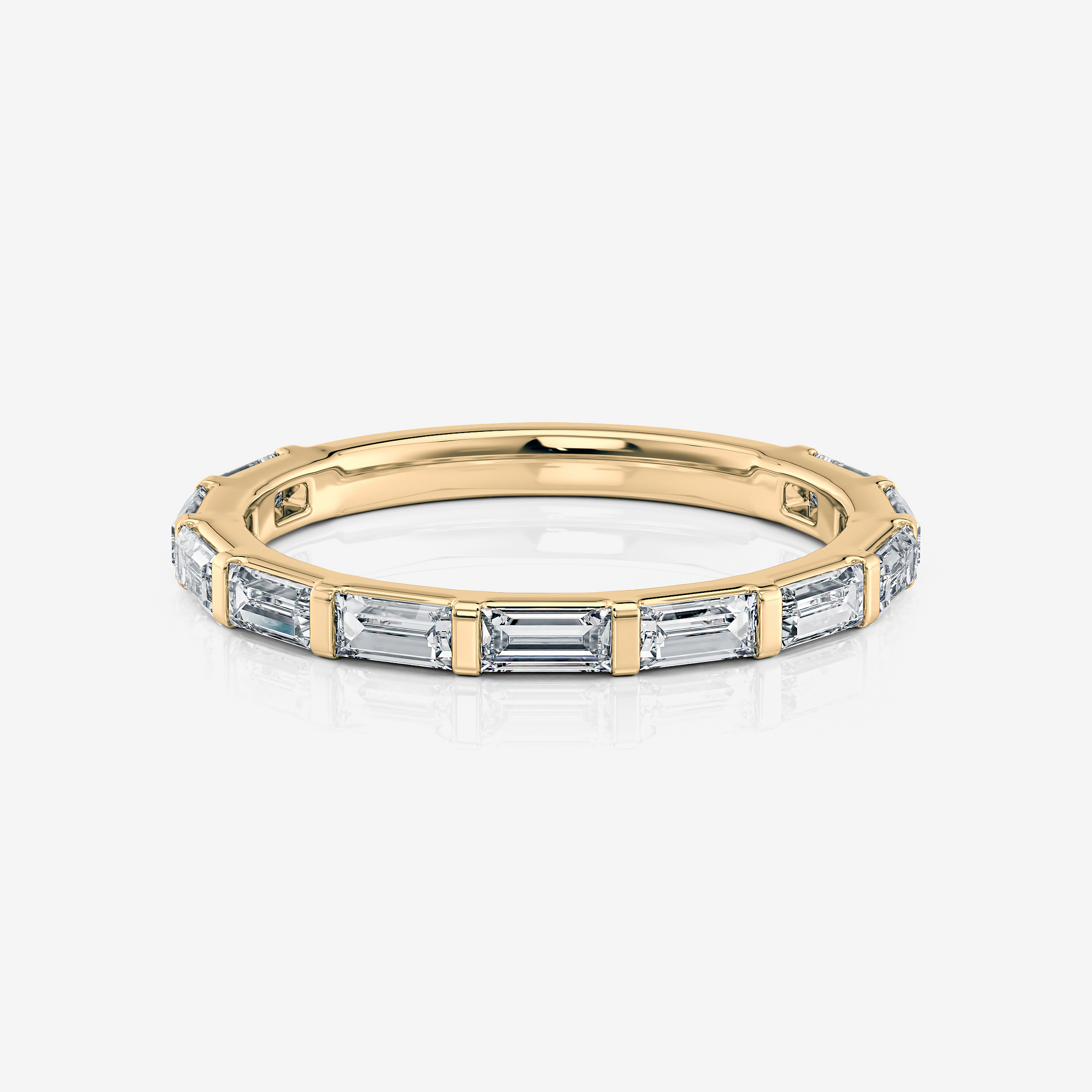 Baguette Eternity Band | Lab Diamond Wedding Rings