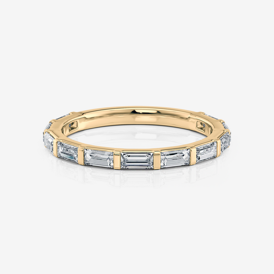 Baguette Eternity Band | Lab Diamond Wedding Rings