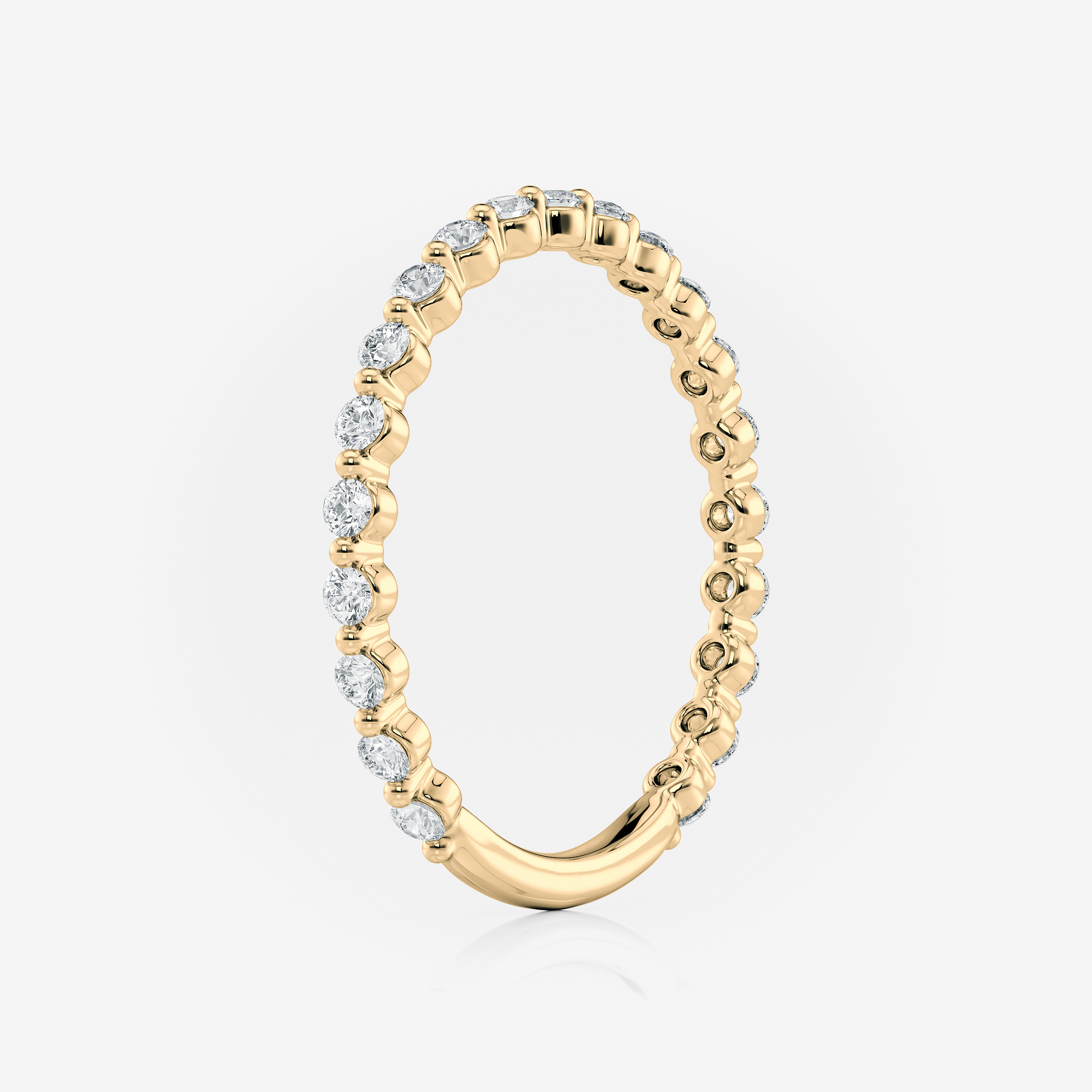 Bubble Set Wedding Ring | Lab Diamond Wedding Rings