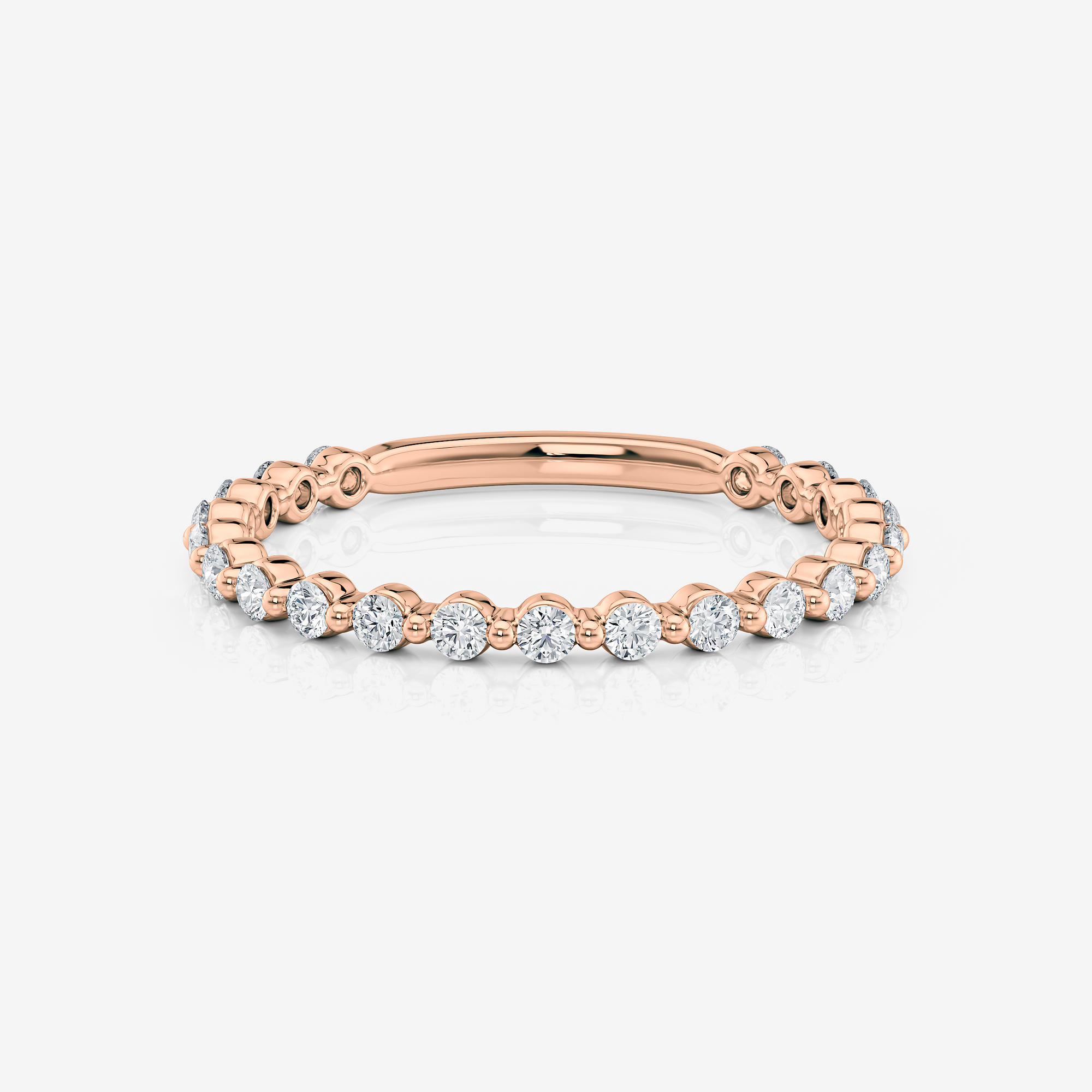 Bubble Set Wedding Ring | Lab Diamond Wedding Rings