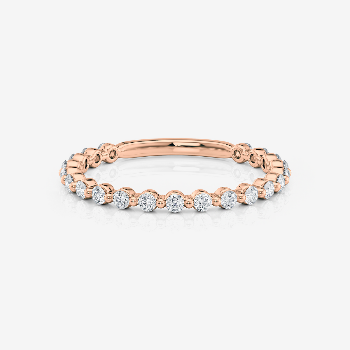 Bubble Set Wedding Ring Moissanite rose gold South Africa