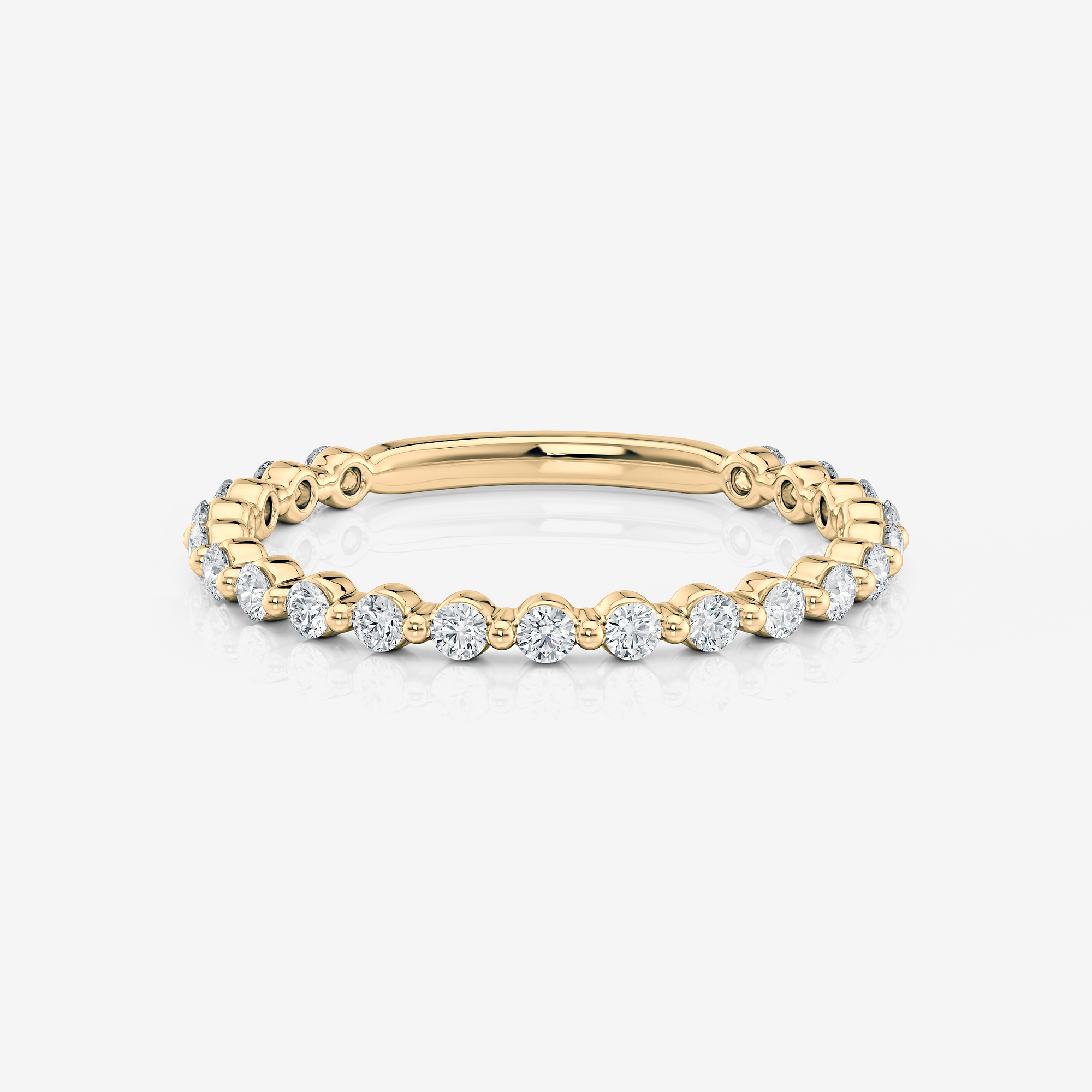 Bubble Set Wedding Ring | Lab Diamond Wedding Rings