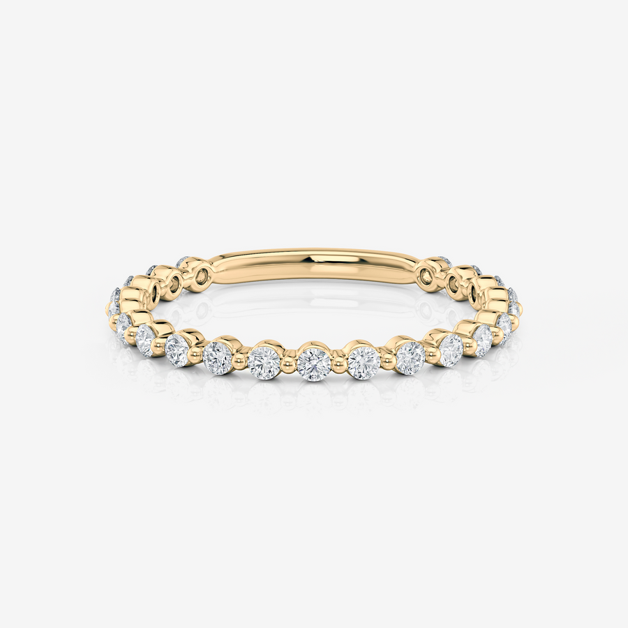 Bubble Set Wedding Ring | Lab Diamond Wedding Rings