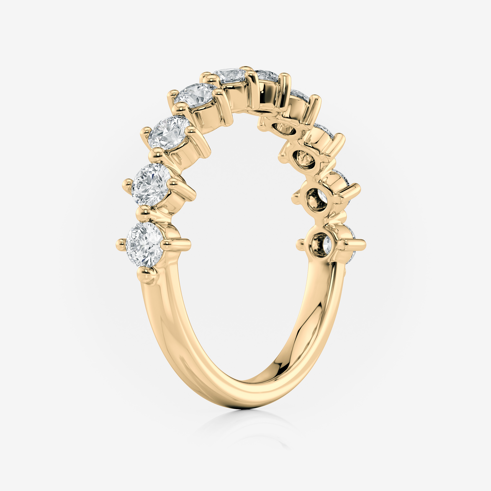 Compass Set Eternity Band | Lab Diamond Wedding Rings