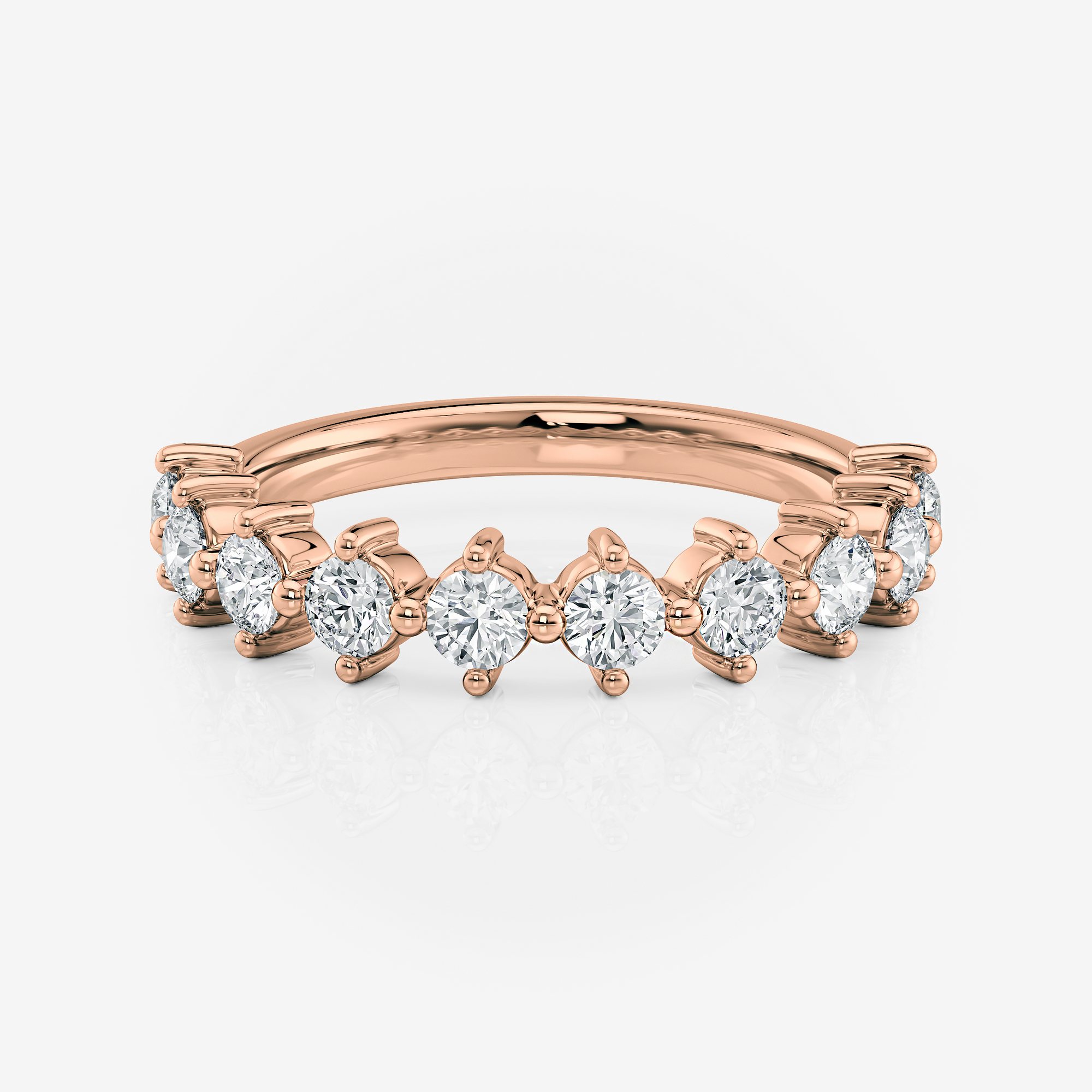 Compass Set Eternity Band | Lab Diamond Wedding Rings