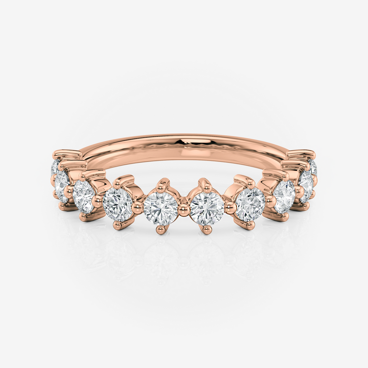 Compass Set Eternity Band Moissanite rose gold South Africa