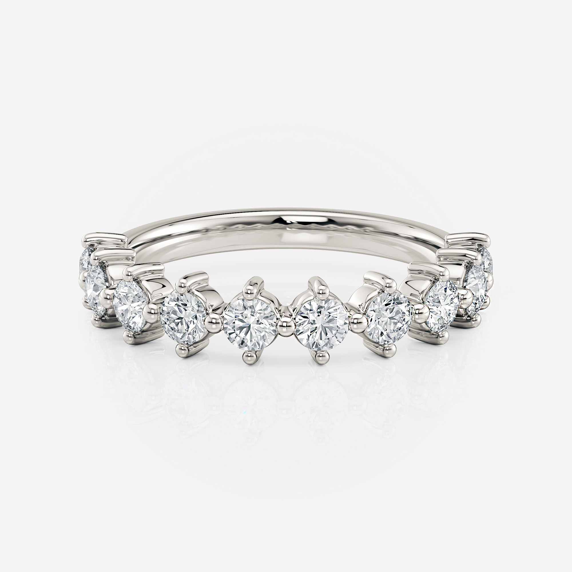 Compass Set Eternity Band | Lab Diamond Wedding Rings