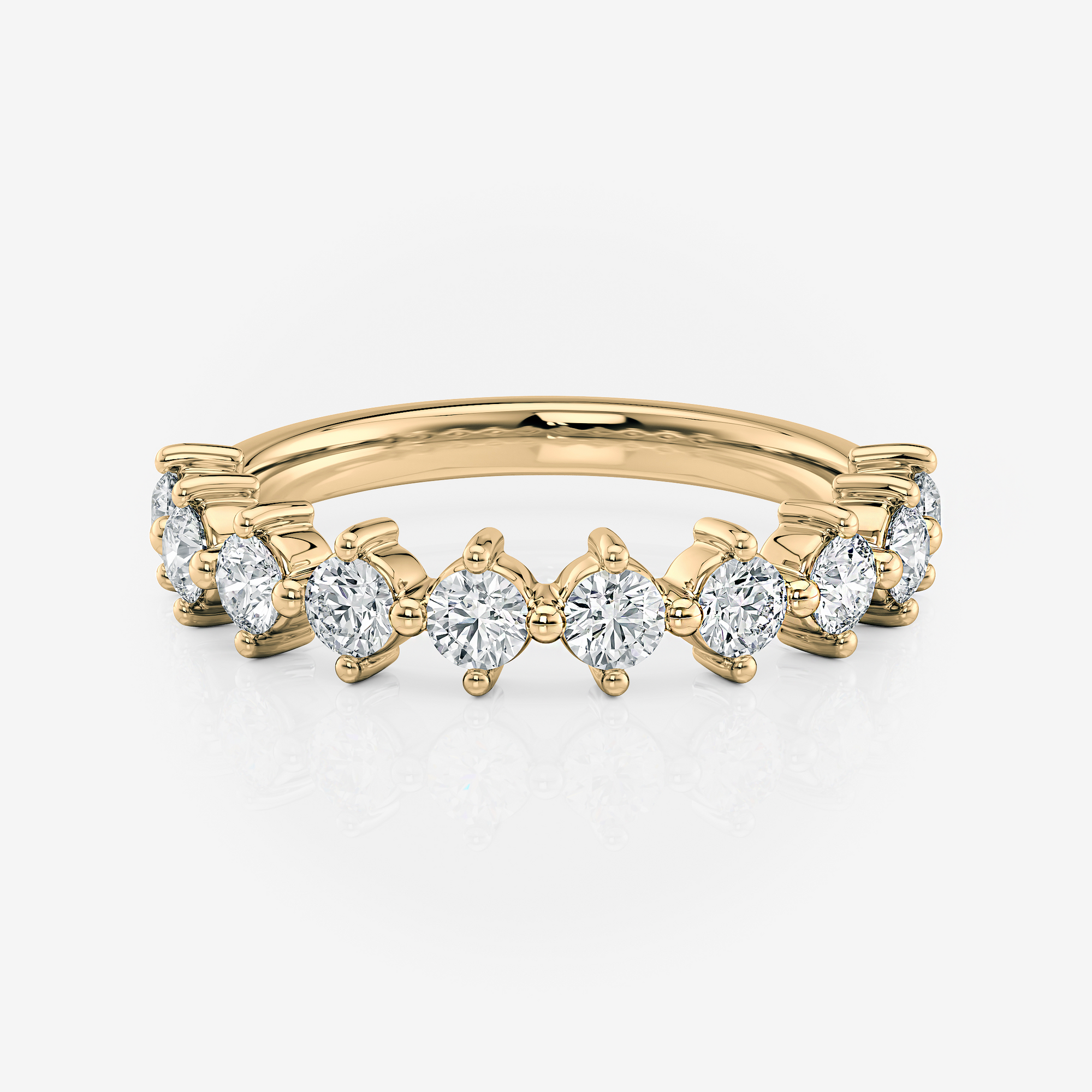 Compass Set Eternity Band | Lab Diamond Wedding Rings