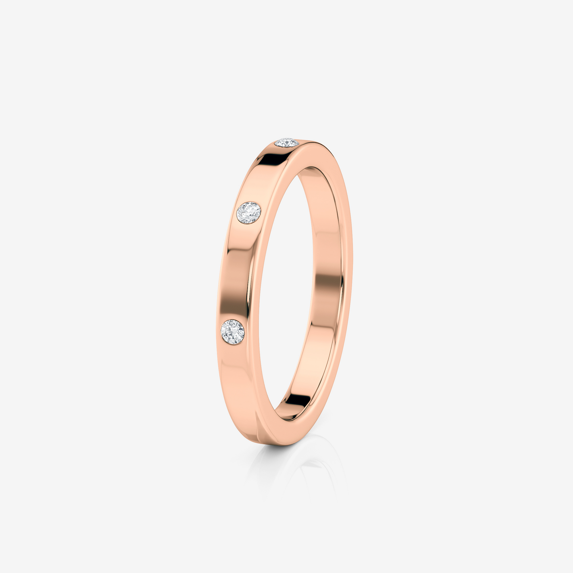 June Flush Set Wedding Ring | Lab Diamond | South Africa