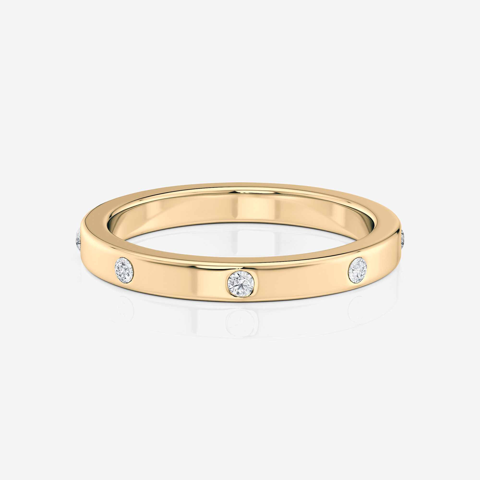 June Flush Set Wedding Ring | Lab Diamond | South Africa