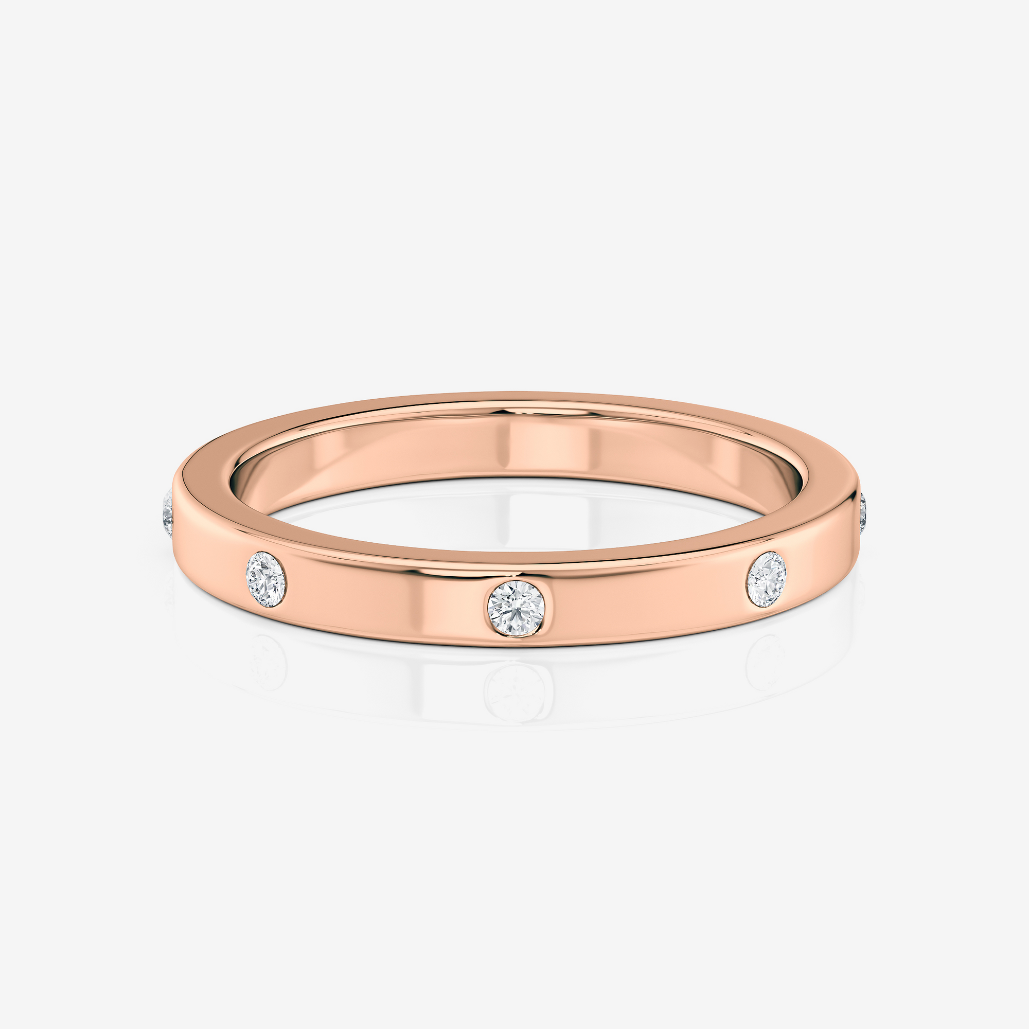 June Flush Set Wedding Ring | Lab Diamond | South Africa
