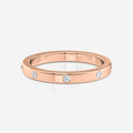 June Flush Set Wedding Ring | Moissanite | South Africa