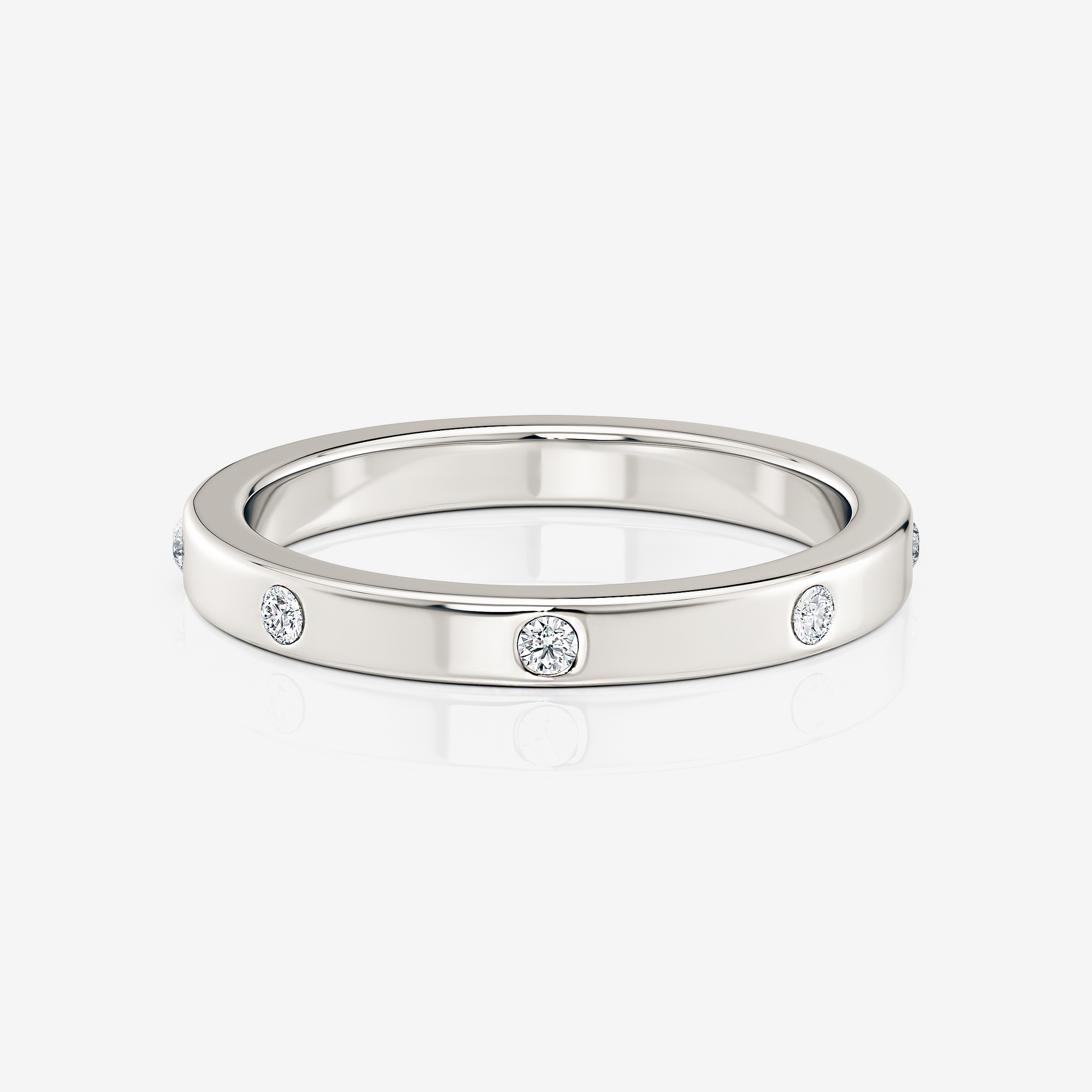 June Flush Set Wedding Ring | Lab Diamond | South Africa