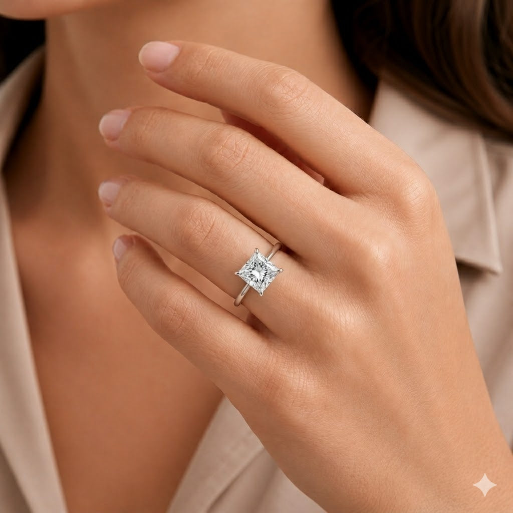 2.80mm Channel Set Wedding Band | Lab Diamond Wedding Rings